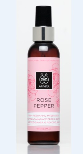 APIVITA ROSE PEPPER ΛΑΔΙ ΜΑΣΑΖ ΑΝΑΔΙΑΜΟΡΦΩΣΗΣ 150M