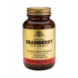 SOLGAR CRANBERRY WITH VITAMIN C VEG.CAPS 60S