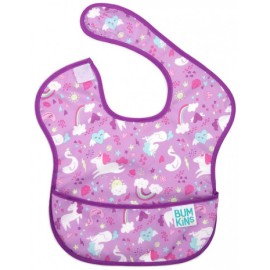Bumkins Superbib Unicorns Αδιάβροχη Σαλιάρα 1 τεμά