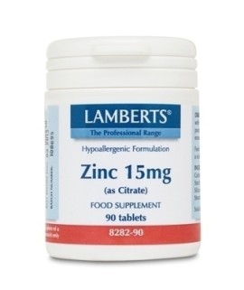 LAMBERTS ZINC 15MG (AS CITRATE) 90TABS