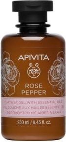 APIVITA ROSE PEPPER SHOWER GEL 250ML