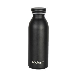 Boobam Boobambottle Black Ανοξείδωτο Μπουκάλι Μαύρ