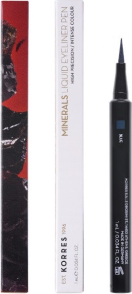 KORRES MINERALS LIQUID EYELINER PEN 03 BLUE 1ML