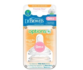 Dr. Browns Natural Flow Options+ Θηλή Σιλικόνης Μ