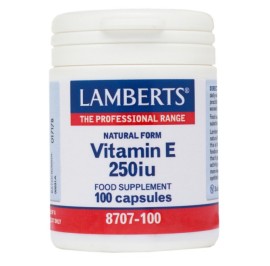 LAMBERTS VITAMIN E NATURAL FORM 250IU 100CAPS