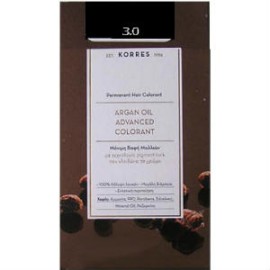 KORRES ARGAN OIL 3.0 ΜΟΝΙΜΗ ΒΑΦΗ ΚΑΣΤΑΝΟ ΣΚΟΥΡΟ 50