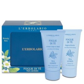 L Erbolario Foglie Di Te Beauty Box Αφρόλουτρο 75m