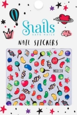 Snails Stickers Candy Blust Αυτοκόλλητα Νυχιών για