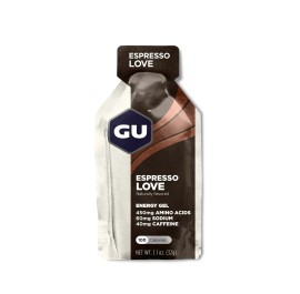 GU Energy Gel Espresso Love 40mg Caffeine 32gr Ενε