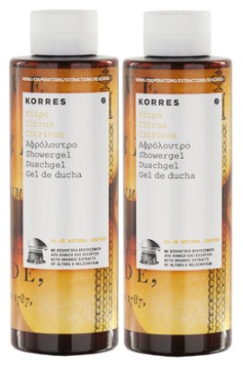 KORRES SET ΑΦΡΟΛΟΥΤΡΟ ΚΙΤΡΟ 250ML 1+1 ΔΩΡΟ
