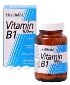 HEALTH AID VITAMIN B1 (THIAMIN HCl) 100mg TABLETS