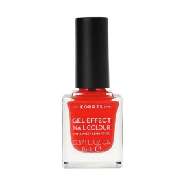 KORRES GEL EFFECT NAIL COLOUR CORAL No 45 11ML