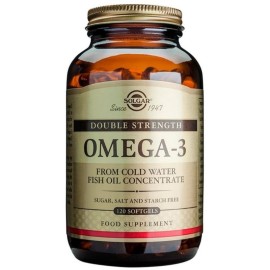 SOLGAR OMEGA-3 DOUBLE STRENGTH SOFTGELS 120S
