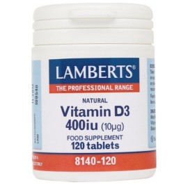 LAMBERTS VITAMIN D3 400UI 120TABS