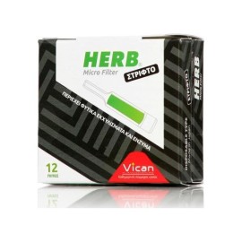 Vican Herb Micro Filter Στριφτό 12τμχ
