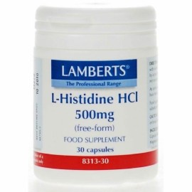 LAMBERTS L HISTIDINE 500MG 30CAP
