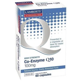 Lamberts Co-Enzyme Q10 100mg 60 tabs