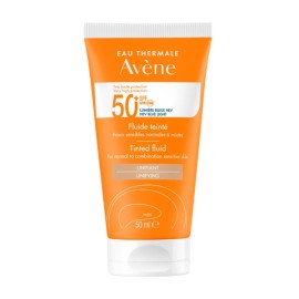 Avene Soins Solaires Fluide Teintee SPF50+ Αντηλια