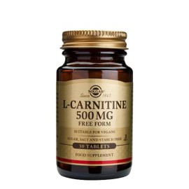 SOLGAR L-CARNITINE 500MG TABS 30S