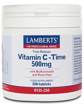 LAMBERTS VITAMIN C TIME RELEASE 500MG W/ BIOFLAVON