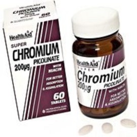 HEALTH AID CHROMIUM PICOLINATE 1800ΜG 60S