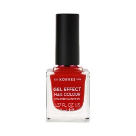 KORRES GEL EFFECT NAIL COLOUR ROYAL RED No 53 11ML