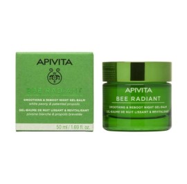 Apivita Bee-Radiant Gel-Balm Νύχτας για Λείανση &