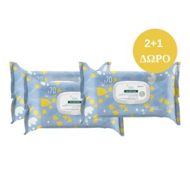 KLORANE BEBE GENTLE CLEANSING WIPES 3X70 ΤΕΜΑΧΙΑ (