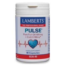LAMBERTS PULSE PURE FISH OIL 1300MG + COQ10 100MG