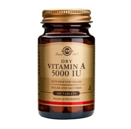 Solgar Vitamin A 5000IU dry 100tabs