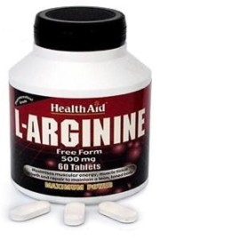 HEALTH AID L-ARGININE 500MG 60S