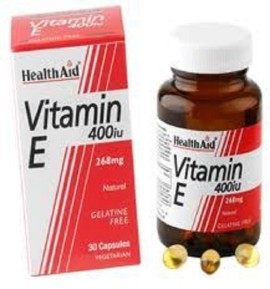 HEALTH AID VITAMIN E 400IU NATURAL VEGETARIAN CAPS