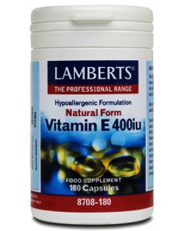 LAMBERTS E 400IU NATURAL 180CAP
