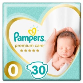 Pampers Premium Care Πάνες Νο0-2.50kgr 30 Τεμάχια